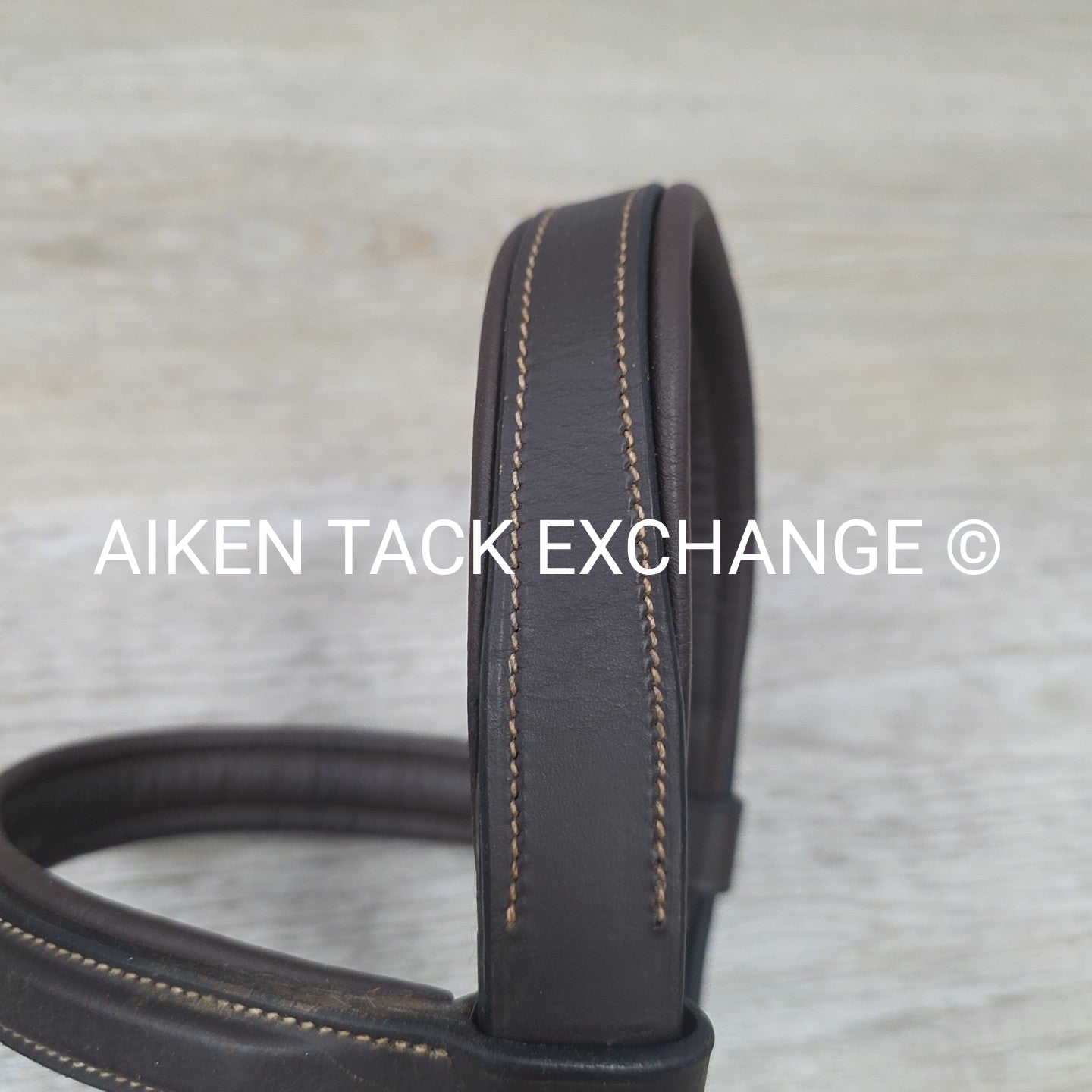 Monocrown Fancy Stitched Bridle, No Reins, Brown, Size Full