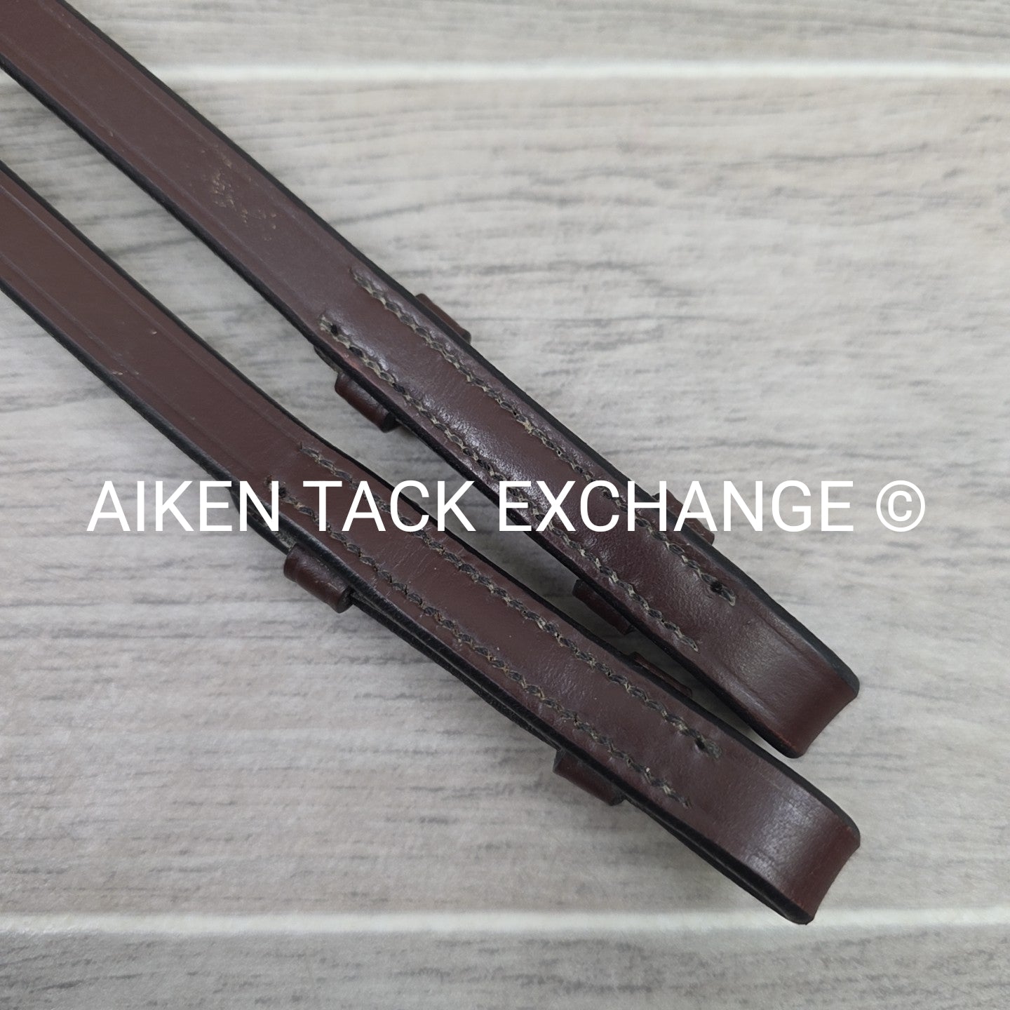 KL Select Red Barn Curb Rein, Brown, Size Full