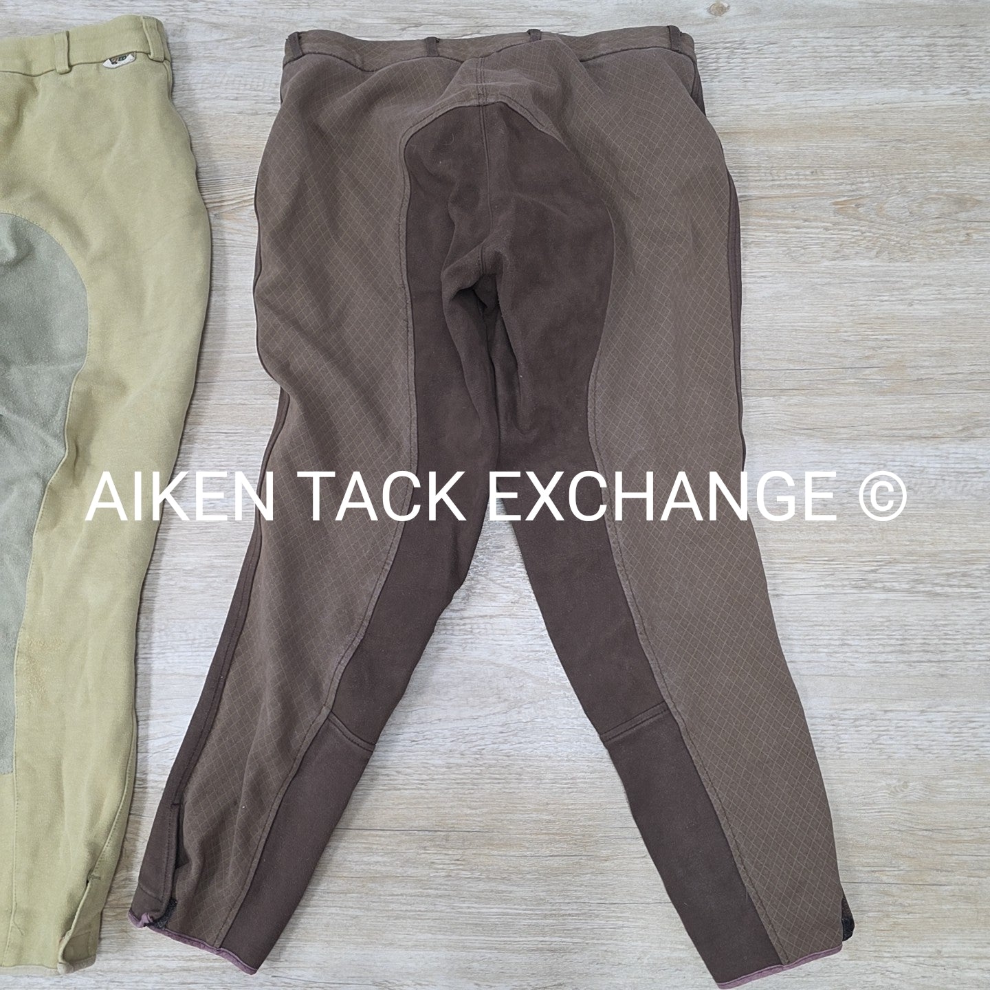 BARGAIN BUNDLE: Sigma Full Seat & Unknown Brand Full Seat Breeches, Size 34 R