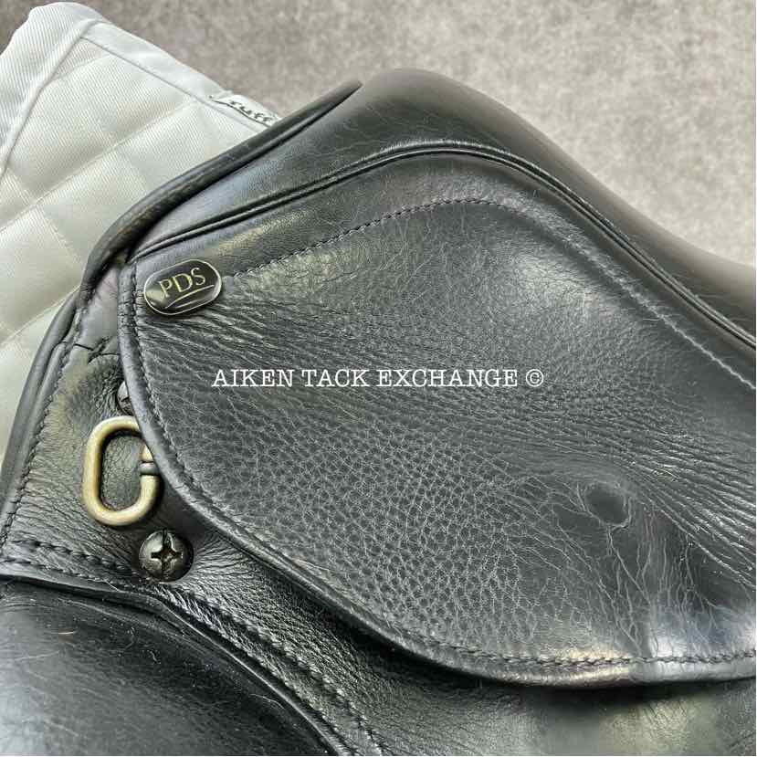 2015 PDS Carl Hester Showtime Alto Dressage Saddle, 17.5" Seat, Adjustable Tree - Changeable Gullet, Wool Flocked Panels