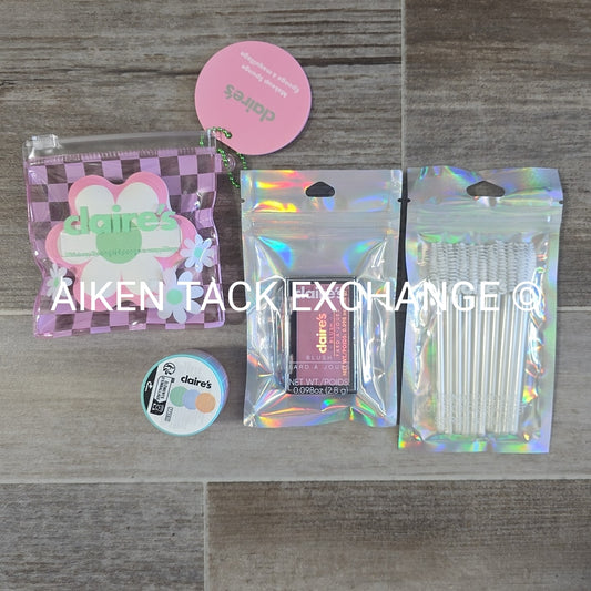 Claire's Makeup Bundle - Blush, Makeup Sponge, Spoolies (10), Eyeshadow