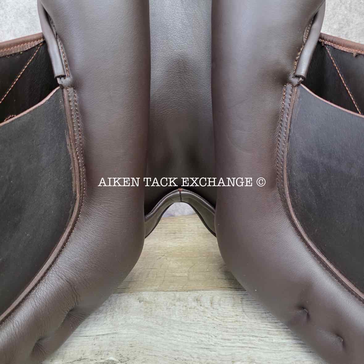 **SOLD** Zaldi Europa 2G All Purpose Saddle, 17" Seat, Medium Wide Tree, Wool Flocked Panels
