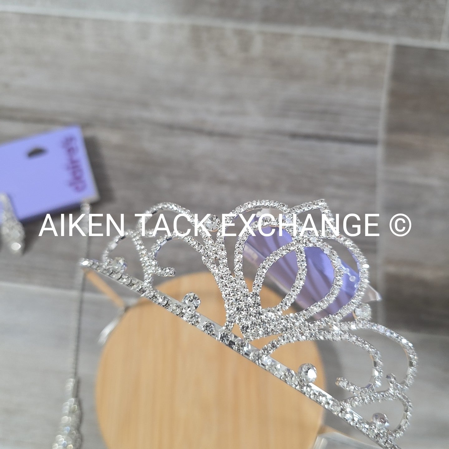 Claire's Bundle - 1 Tiara, 1 Set of Earrings, 1 Necklace