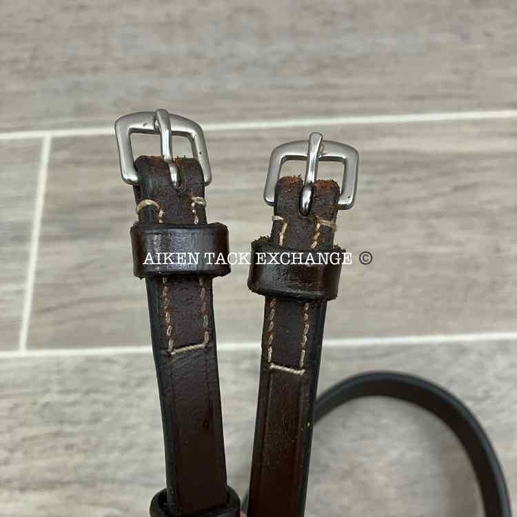 KL Select Black Oak Flat Noseband for Monocrown Bridle, Oversize