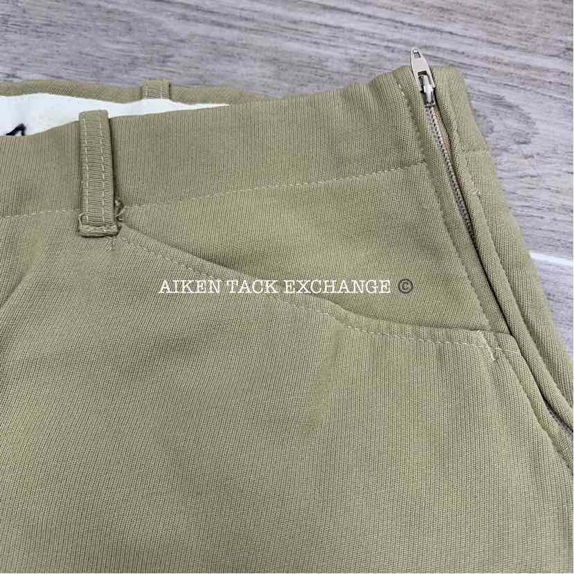 BARGAIN BUNDLE: 2 Pairs Tailored Sportsman Side Zip Knee Patch Breeches, Size 32