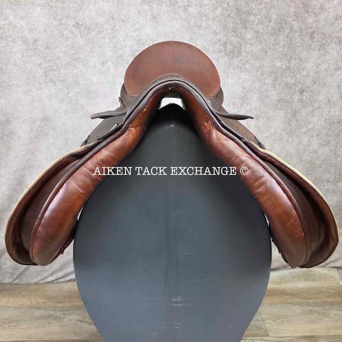 Stubben Siegfried All Purpose Saddle, 17" Seat, 32cm Tree - Wide, Wool Flocked Panels