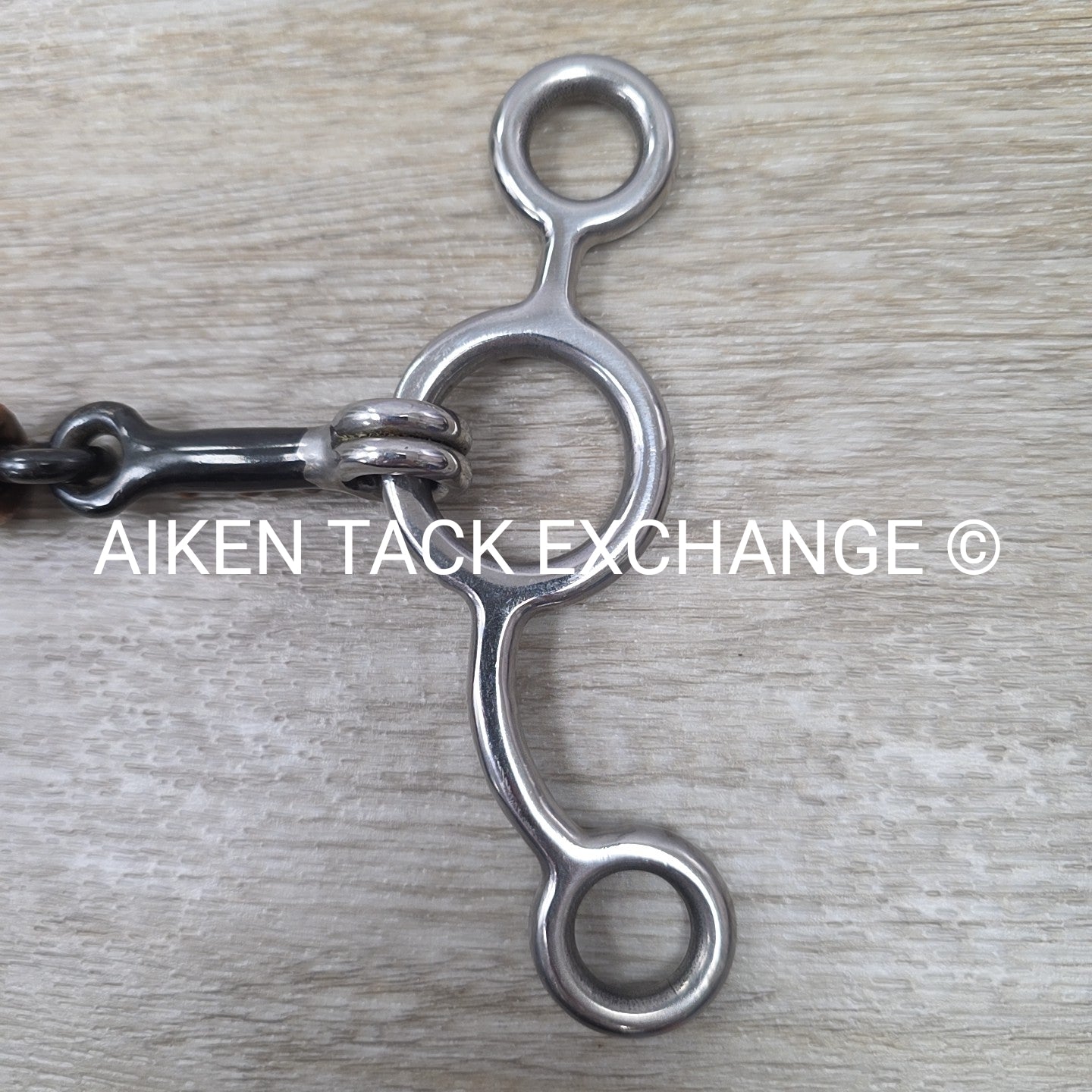 Sweet Iron Dogbone with Copper Rings Jr Cow Horse Bit 4.75"