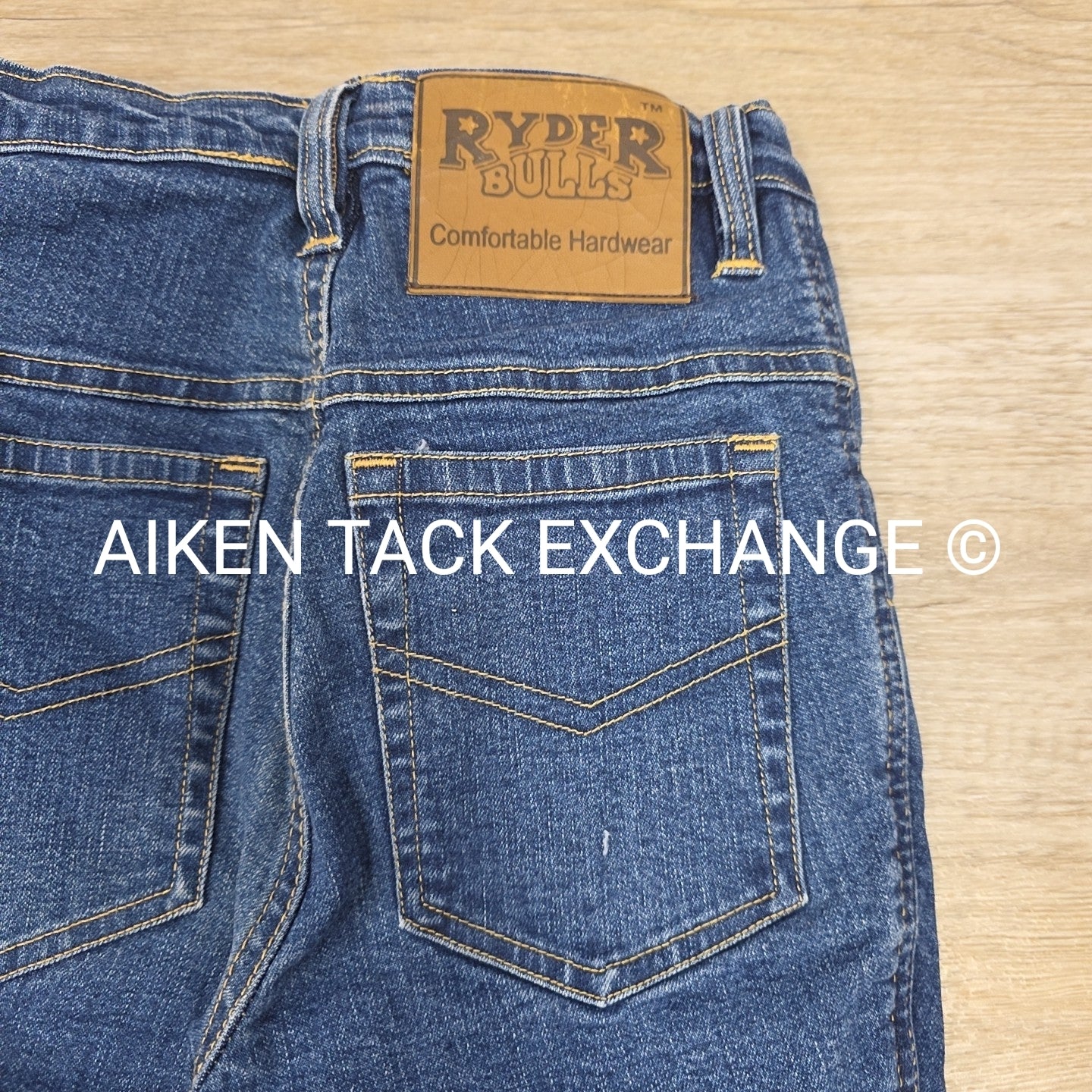 Ryder Bulls Knee Patch Denim Breeches, Size 10