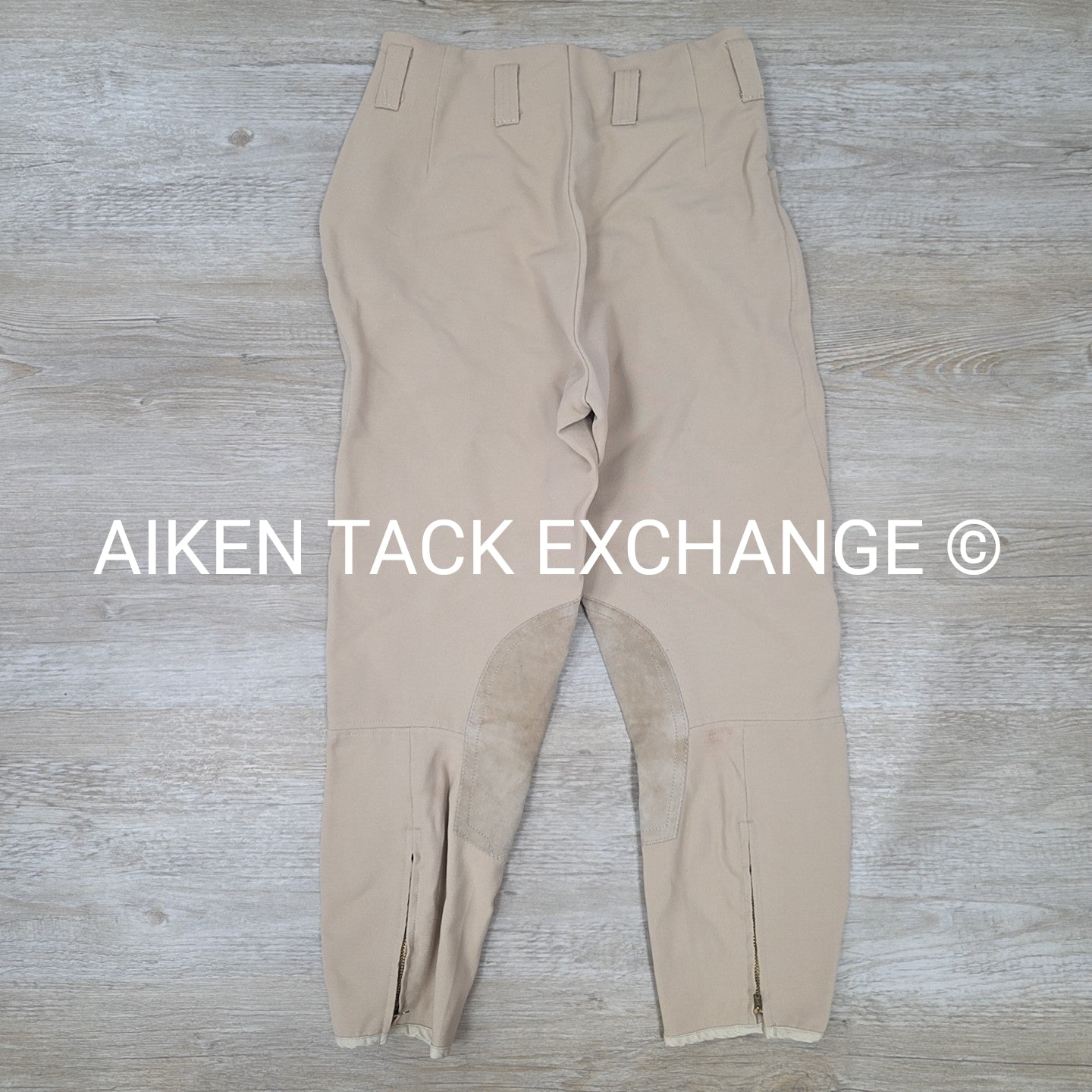 Equi-Stretch Prestige Side Zip Knee Patch Breeches, Size 27