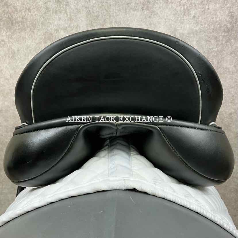 2017 Custom Saddlery Advantage Monoflap Dressage Saddle, 17.5" Seat, Adjustable Tree, Wool Flocked Panels