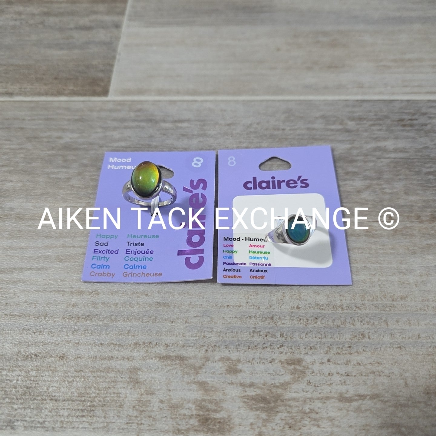 Claire's Mood Rings (2) - Size 8