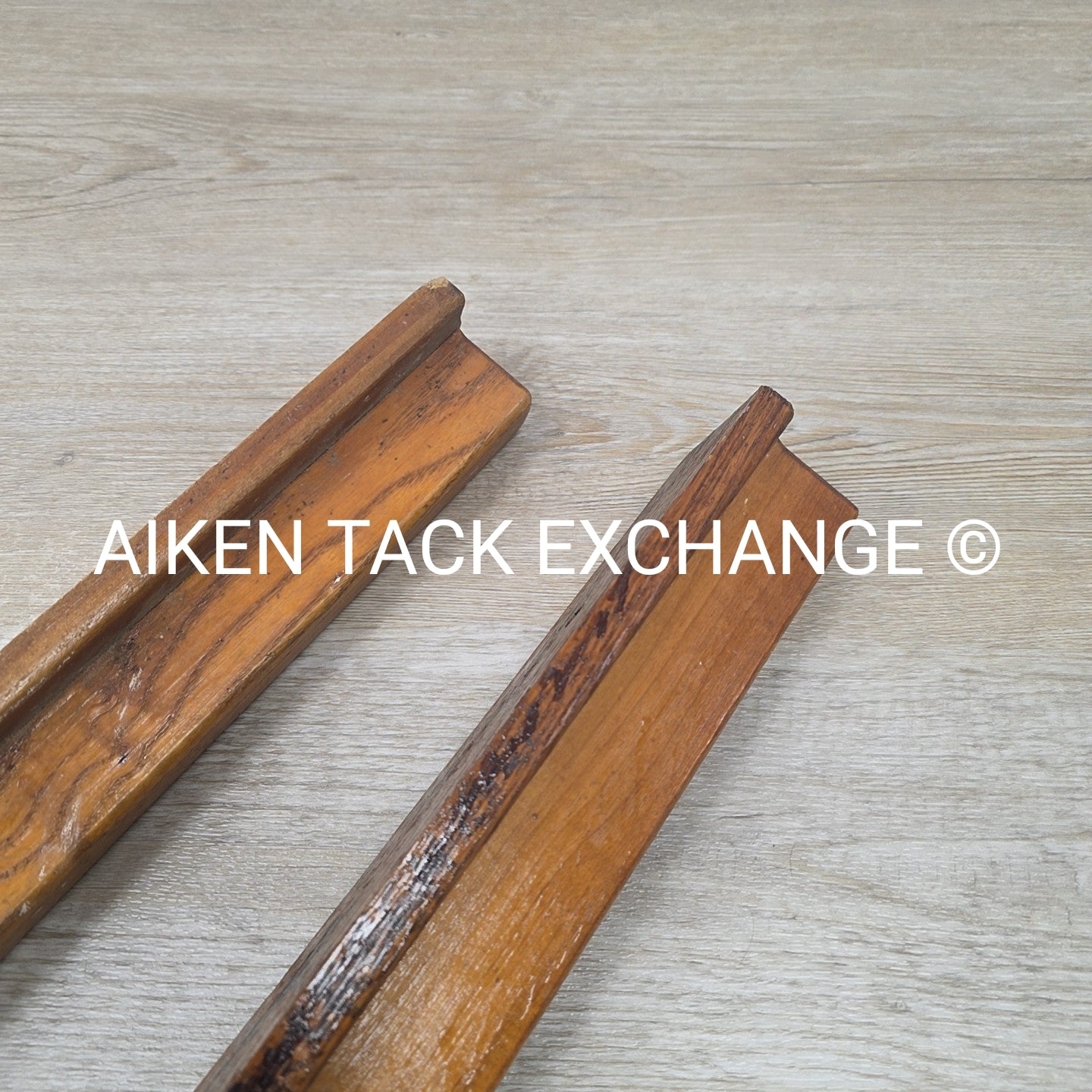 BARGAIN BUNDLE: 2 Wooden Wall Mount Saddle Racks