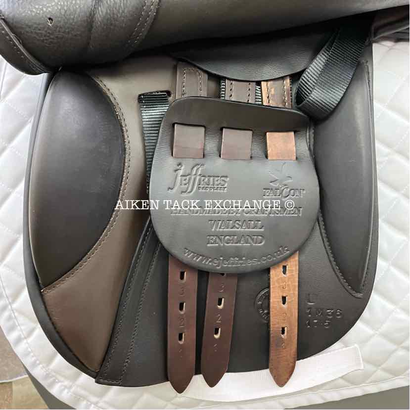 Jeffries Liberty GP All Purpose Saddle, 17.5" Seat, Medium Wide Tree, Wool Flocked Panels