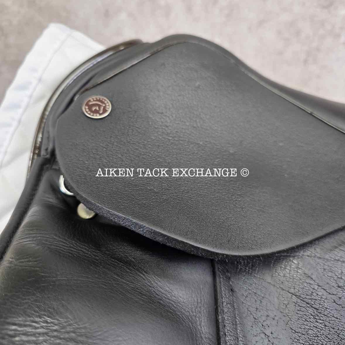 Dresch Phoenix Dressage Saddle, 18" Seat, Short Flap, Wide Tree, Wool Flocked Panels