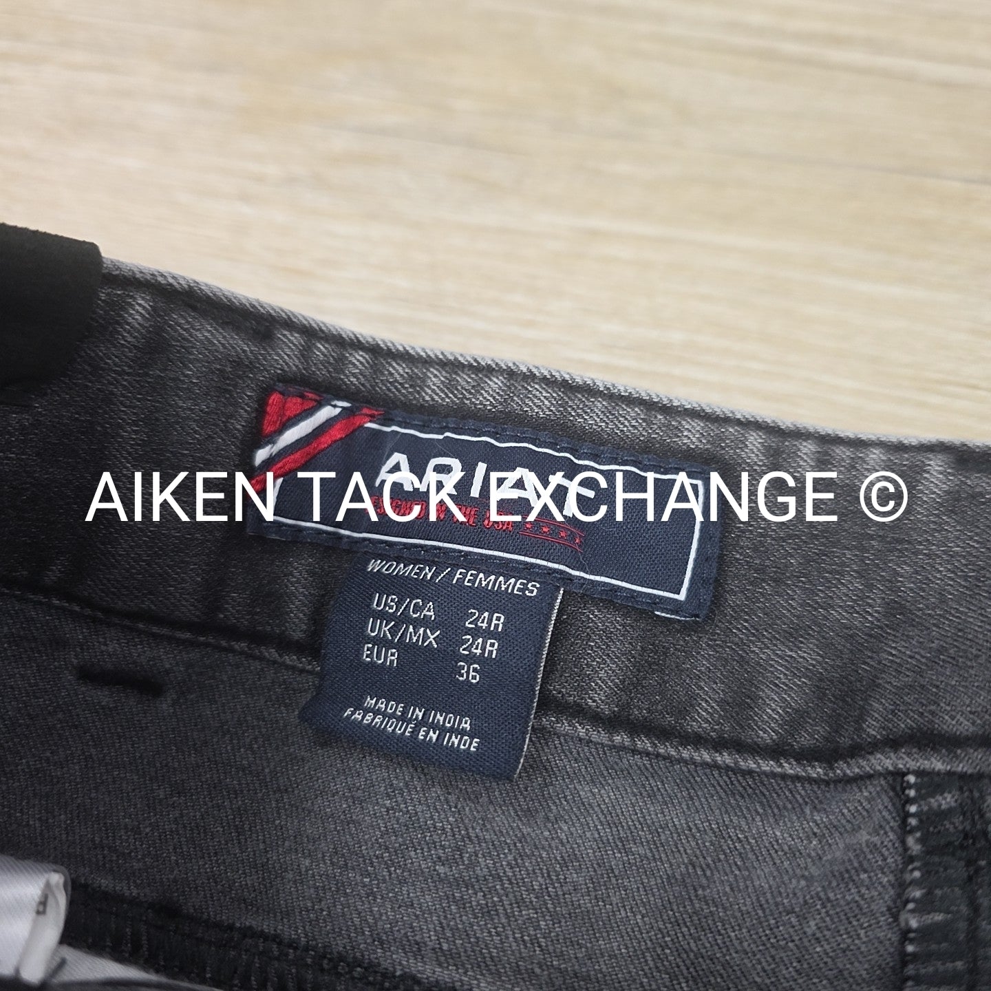Ariat Halo G Denim Silicone Grip Full Seat Breeches, Size 24
