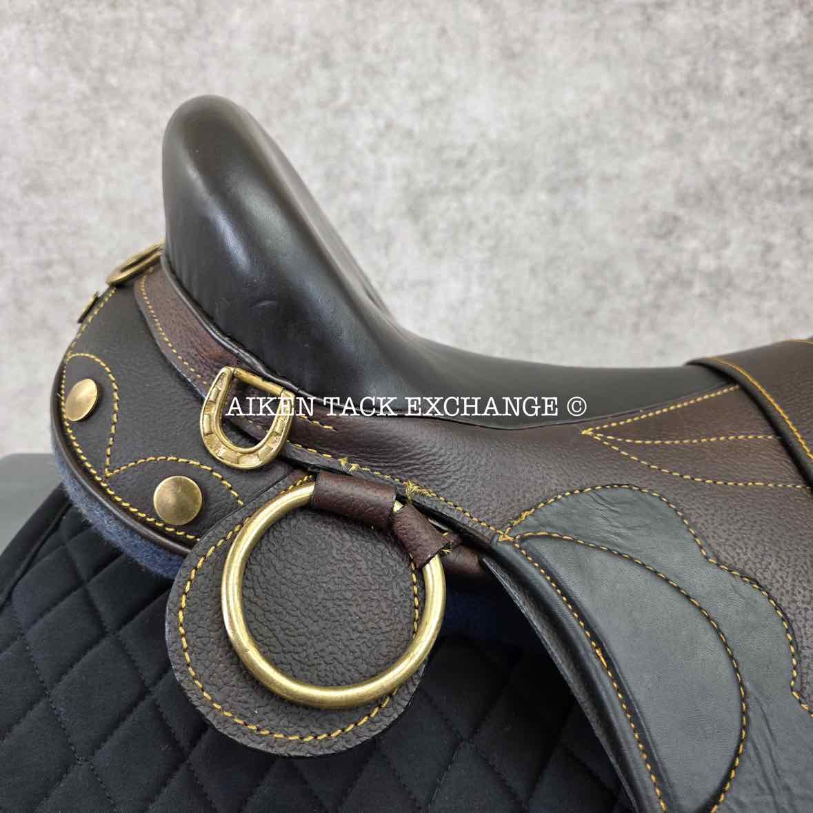 Down Under Saddle Supply Australian Stock Saddle, 16" Seat (Western) - 18" Seat (English), Medium Tree