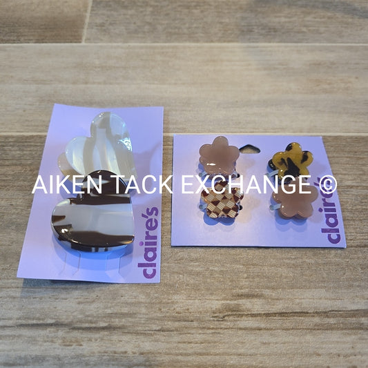 Claire's Claw Clip Bundle - 6 Total