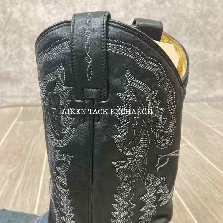 Lagrange Ostrich Square Toe Western Boot, Size 7