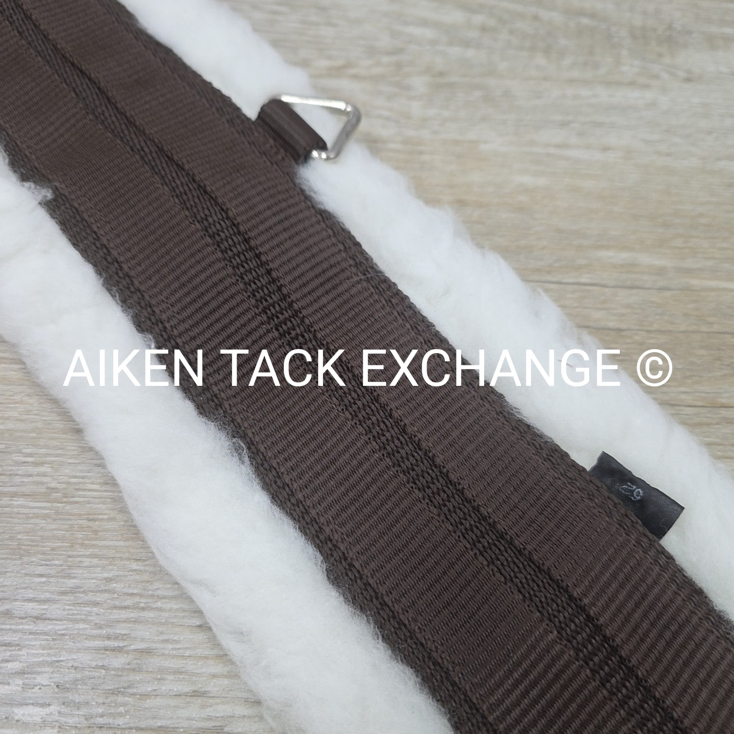 Dover Saddlery Fleece Girth with Double End Elastic, Brown, 52"