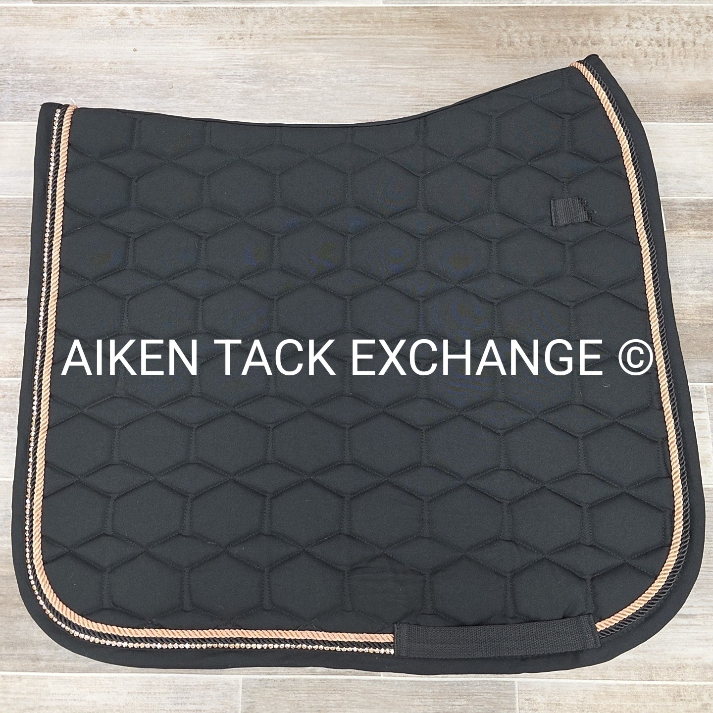 HKM Rose Gold Glamour Dressage Saddle Pad