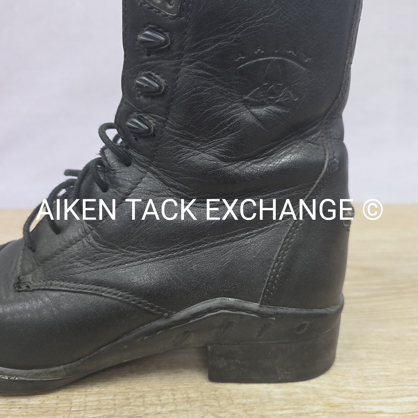 Ariat Lace Up Paddock Boots, Size 8