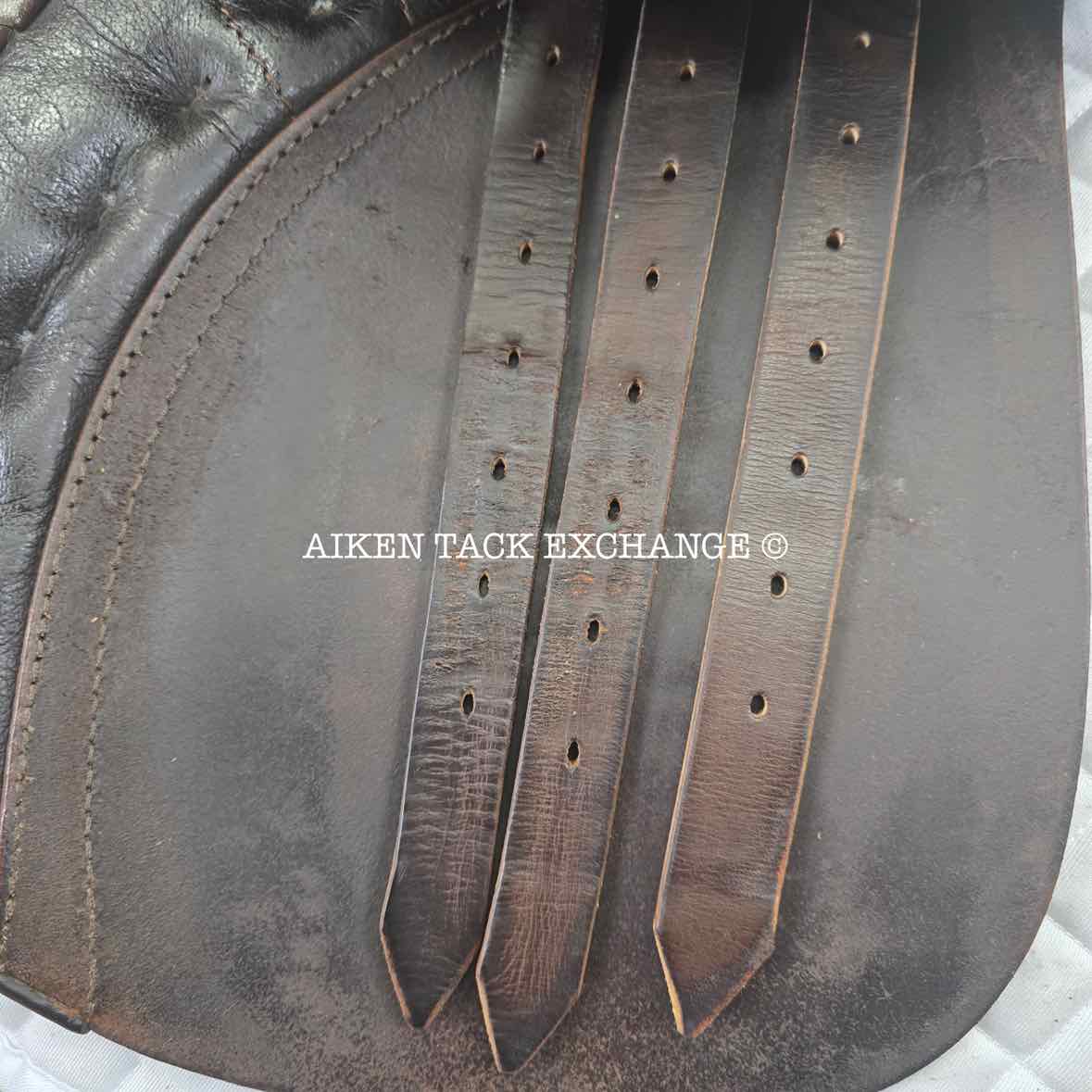 1993 Passier Gewalkt VD All Purpose Saddle, 17" Seat, Medium Tree, Wool Flocked Panels