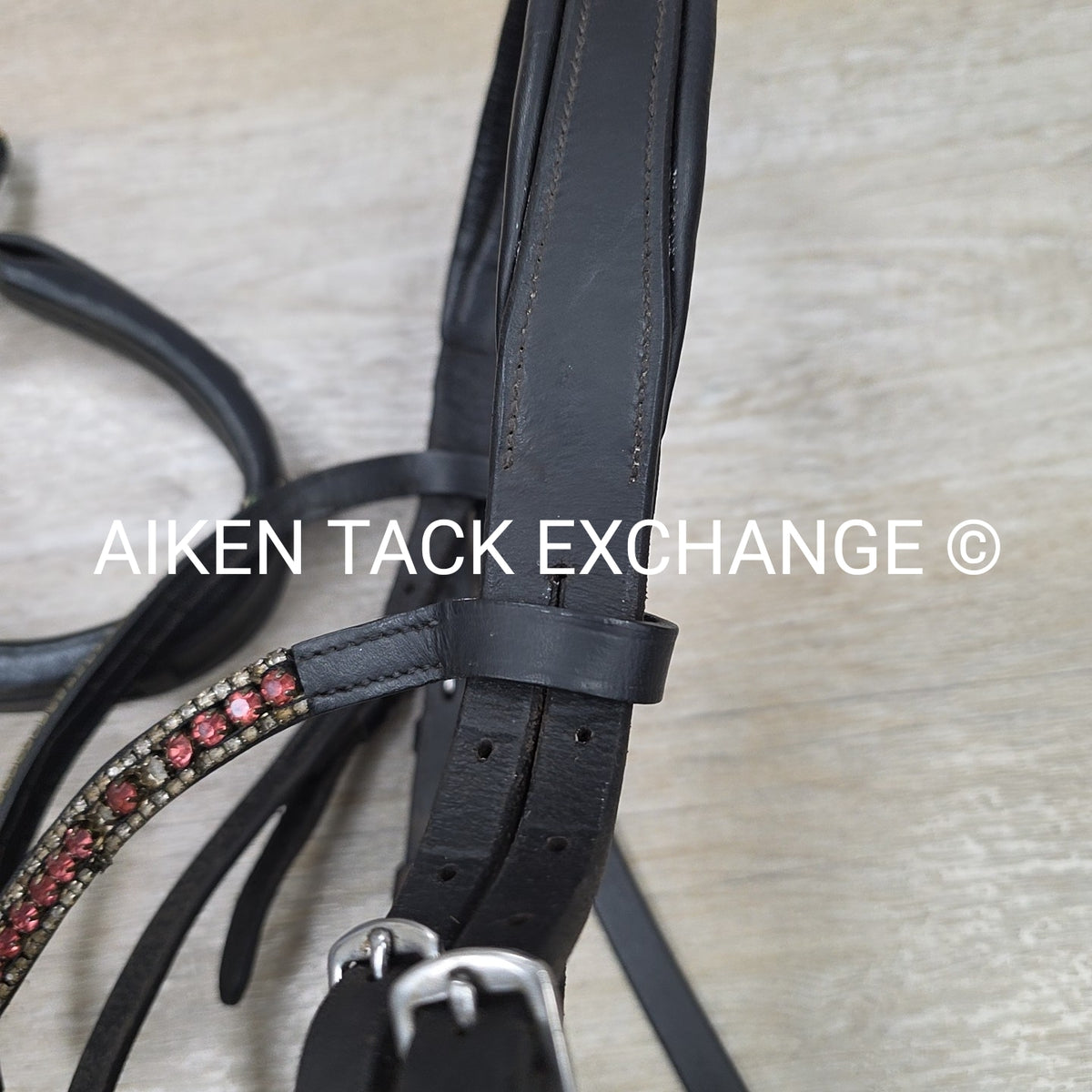 BARGAIN BUNDLE: 2 Dressage Bridles, No Reins, Black, Size Cob & Full