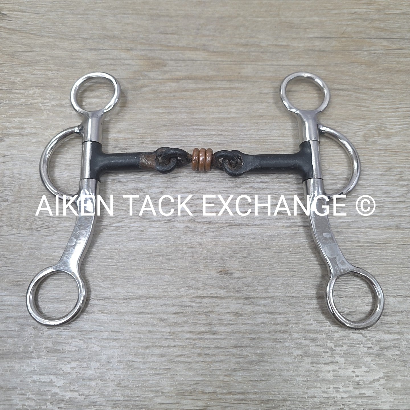 Dog Bone Copper Ring Sweet Iron Bit 5"