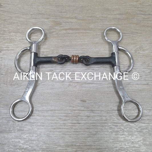 Dog Bone Copper Ring Sweet Iron Bit 5"