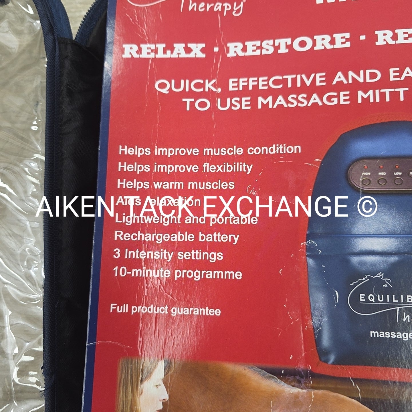 Equilibrium Therapy Massage Mitt w/ 3 Settings