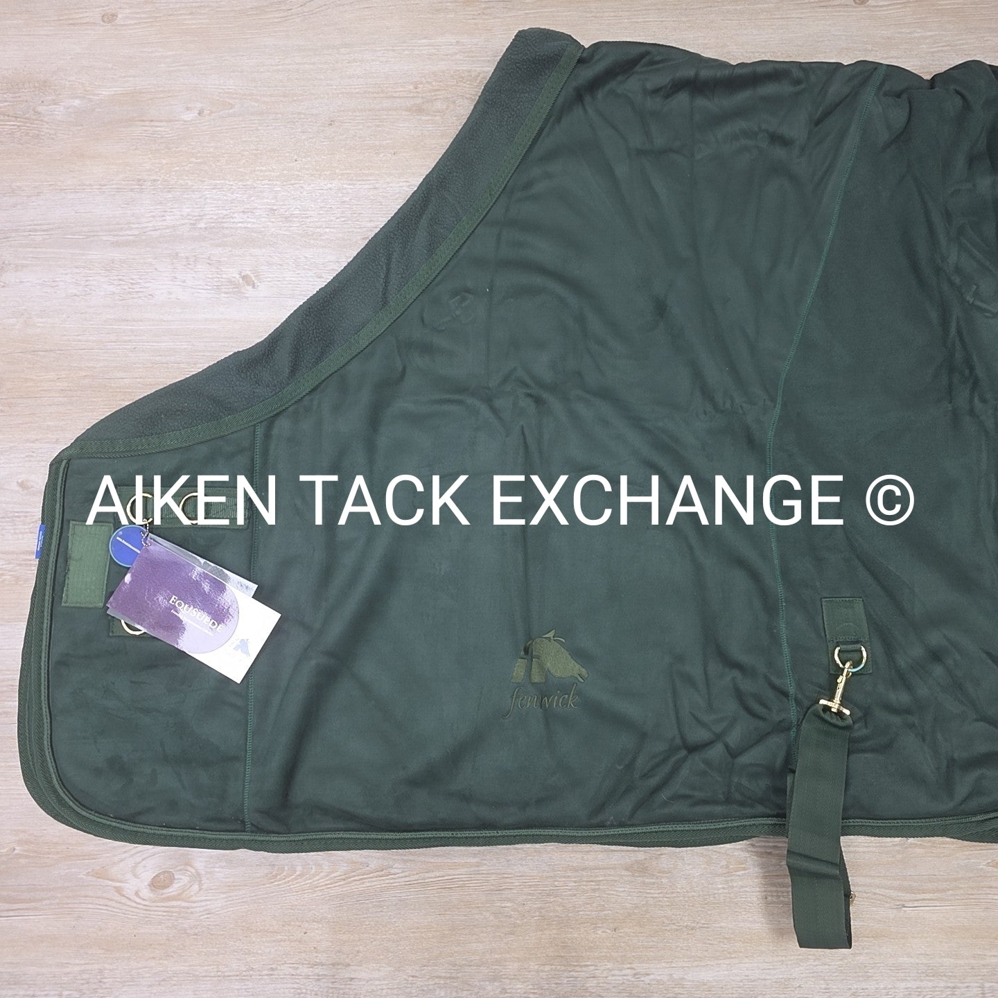 Fenwick Equestrian EquSuede Performance Cooler, Green, 86"