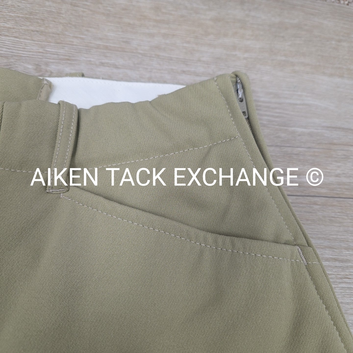 Tailored Sportsman Supreme Hunter Side Zip Knee Patch Breeches, Size 24