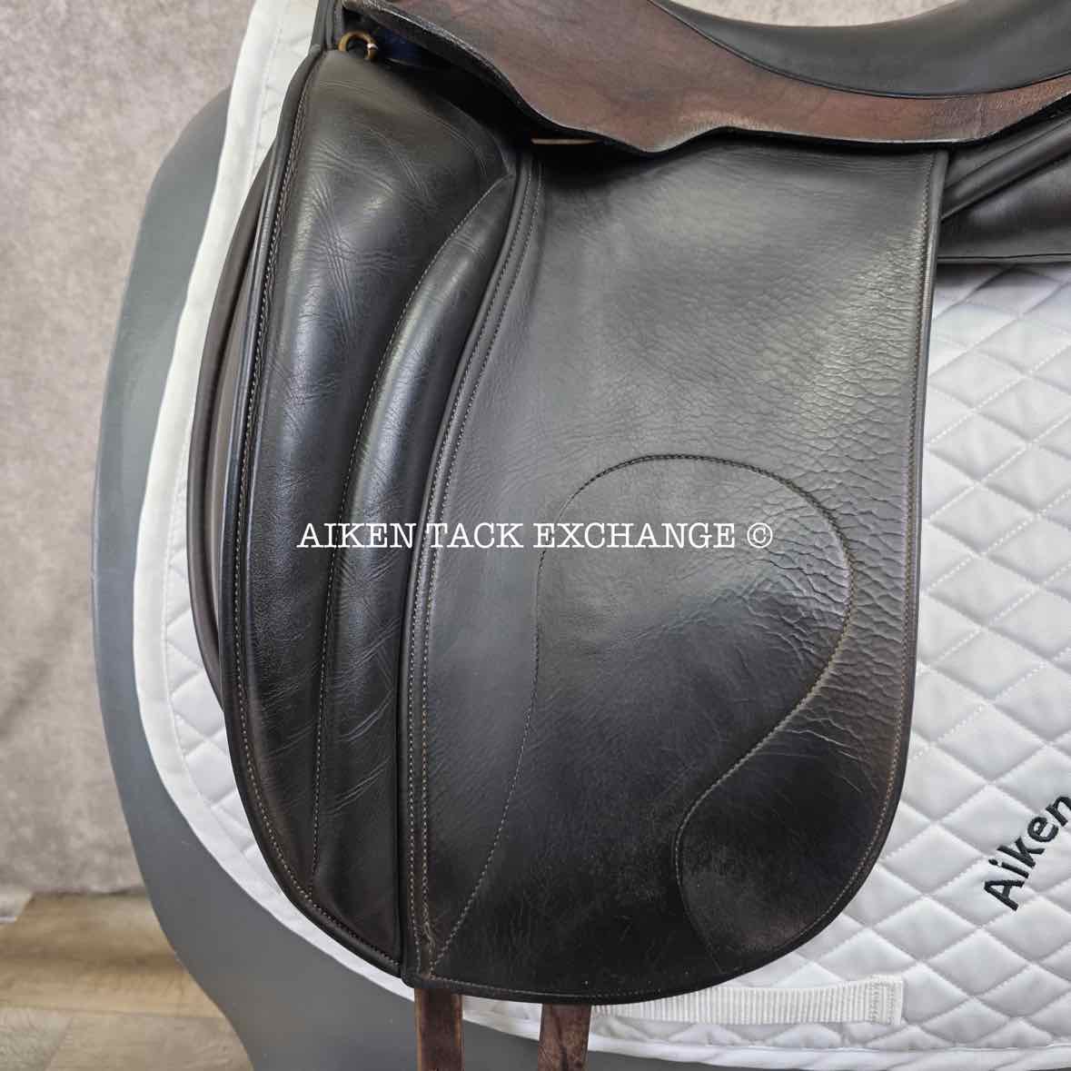 2011 Hulsebos DR CC Dressage Saddle, 18" Seat, Medium Wide Tree, Wool Flocked Panels