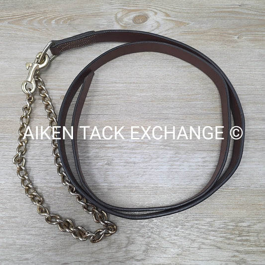 Leather Lead with Chain
