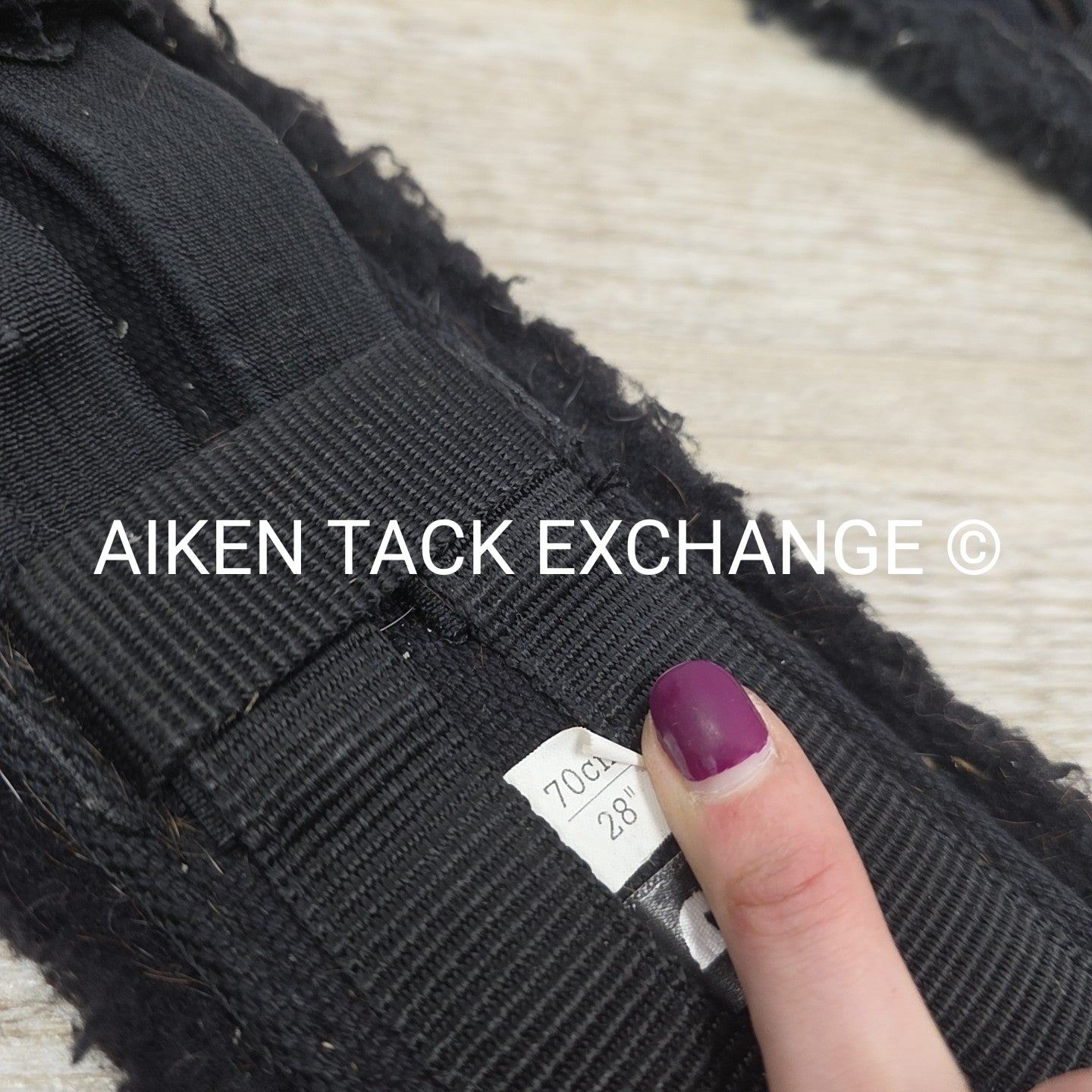 BARGAIN BUNDLE: HFP & Ovation Fleece Dressage Girths, Black, 28"