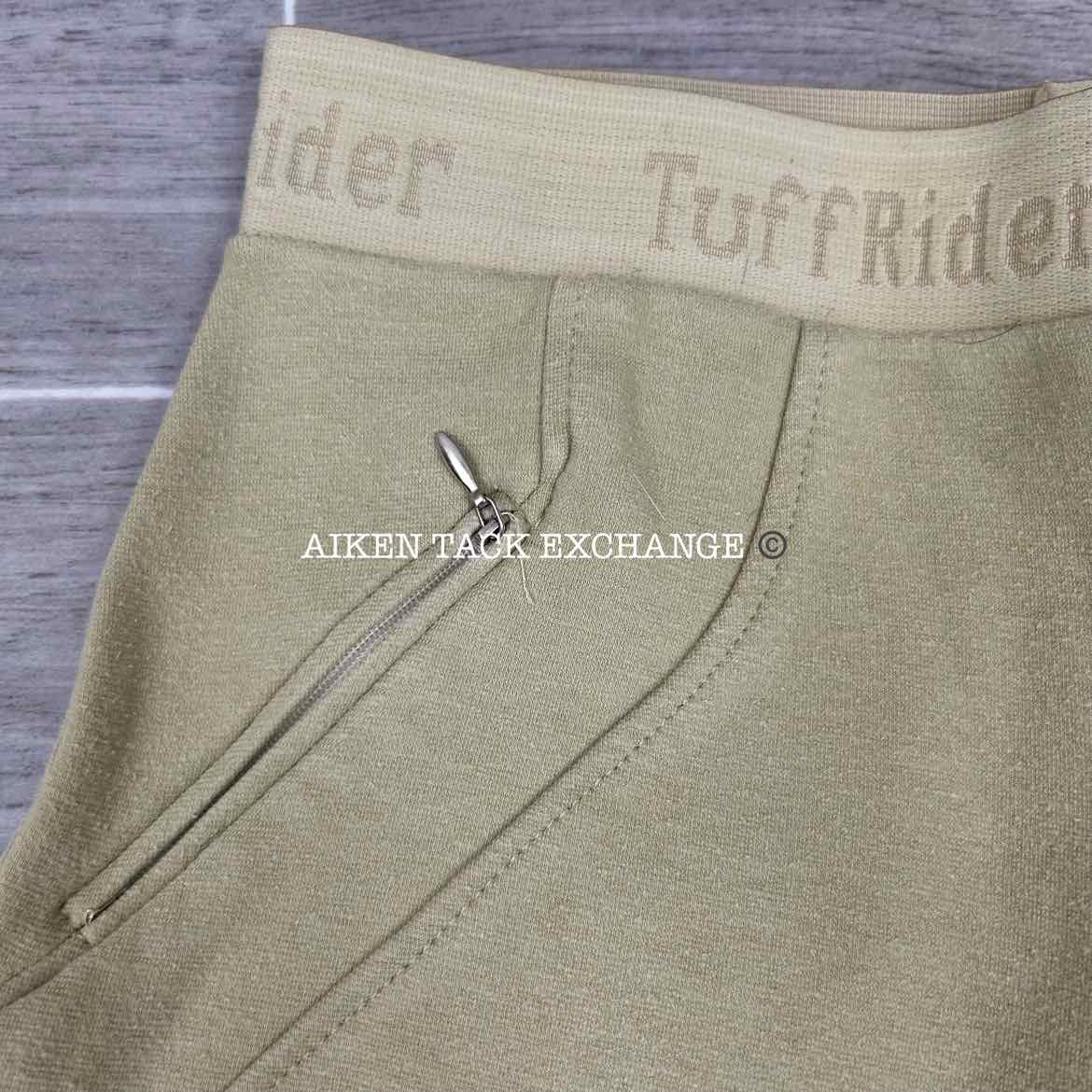 TuffRider Cotton Knee Patch Pull On Tights, Size 34
