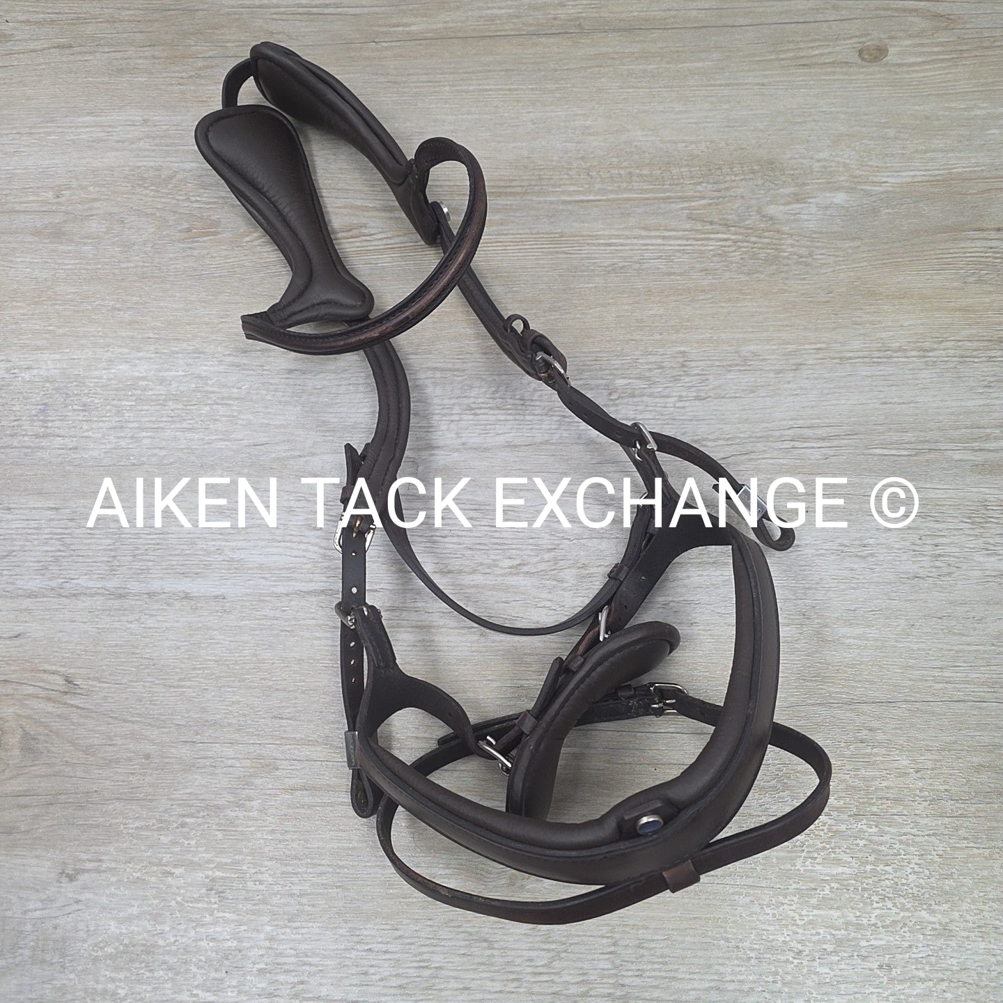 Stubben Slide & Lock Freedom II Bridle, No Reins, Brown, Size Full