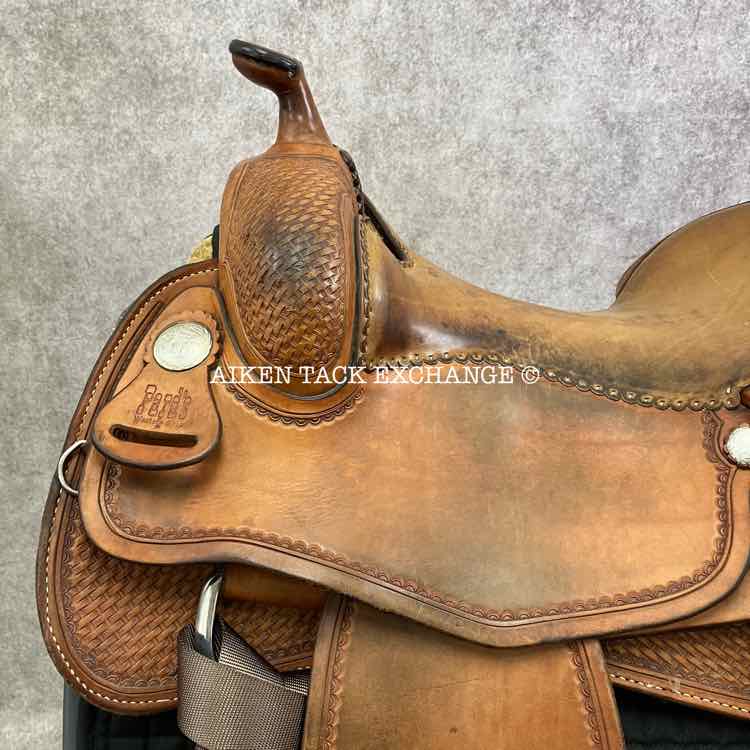 Pard's Western Saddle, 16" Seat, Wide Tree - Full QH Bars