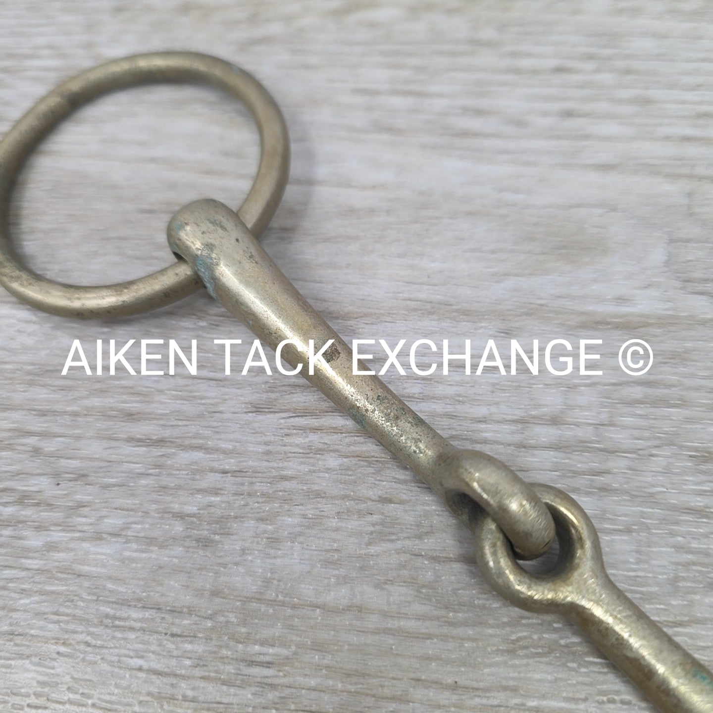 Huck Rostfrei Single Joint Loose Ring Bradoon Bit 5"