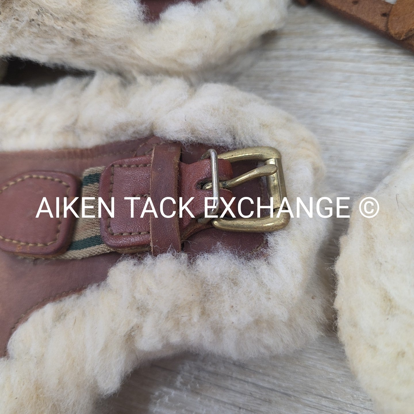 Classic Equine Fleece Lined Open Front Boot Set, Front & Back, Buckle Closure, S