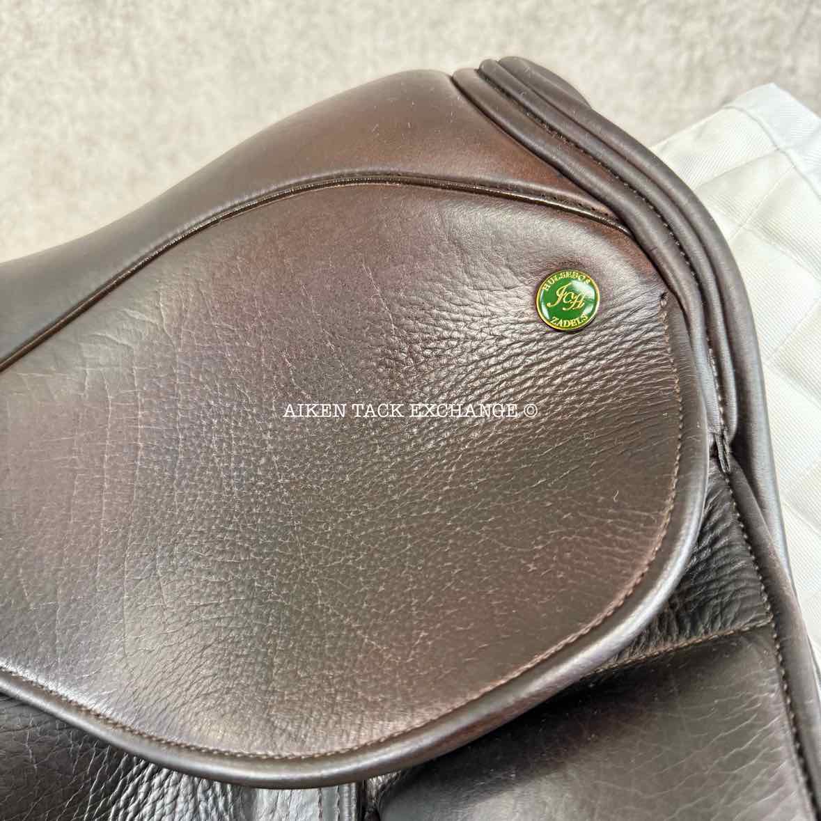 2011 Hulsebos DR CC Dressage Saddle, 17.5" Seat, Medium Wide Tree, Wool Flocked Panels