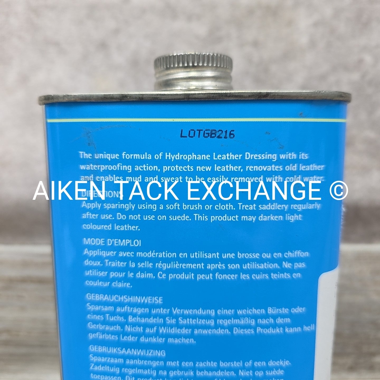 Hydrophane Leather Dressing, 500 mL (opened)