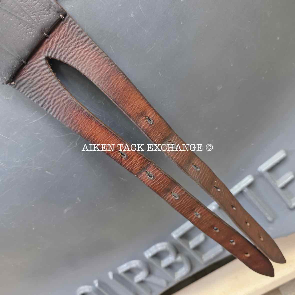 2012 Devoucoux Chiberta Monoflap Jump Saddle, 18" Seat, Medium Wide Tree, 3AR Flap, Foam Panels, Full Buffalo Leather