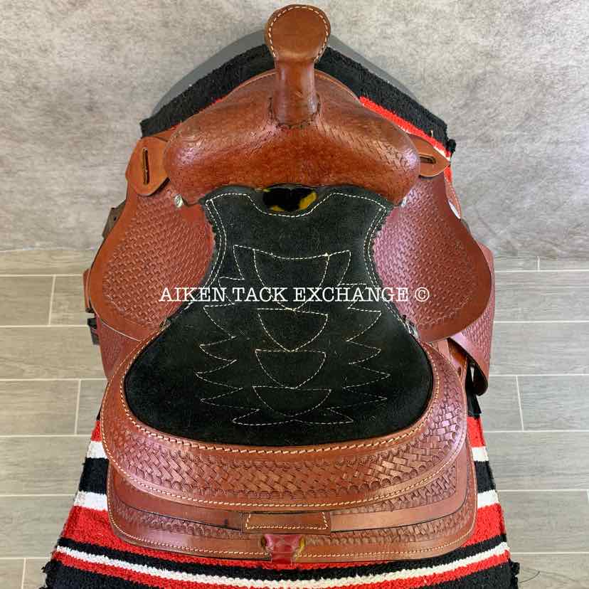 Children's Western Saddle, 10" Seat, Regular Tree - Semi QH Bars, Comes with Pad