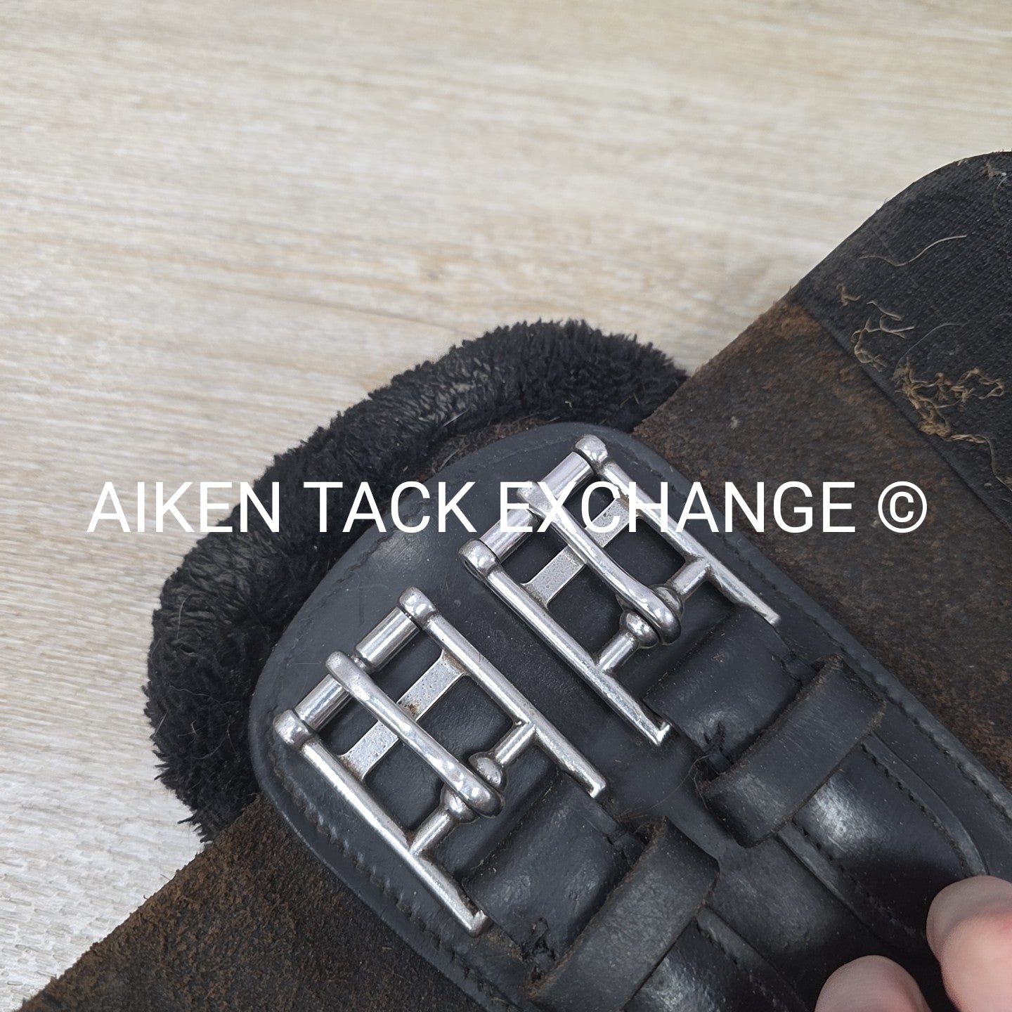 Correct Connect Pressure Relief Comfort Girth with Removable Fleece Pads, Black,