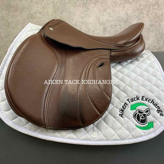 2019 Schleese Bi-NateLine UniLight Hunter/Equitation Jump Saddle, 17" Seat, Adjustable AdapTree, Wool Flocked PSI Panels
