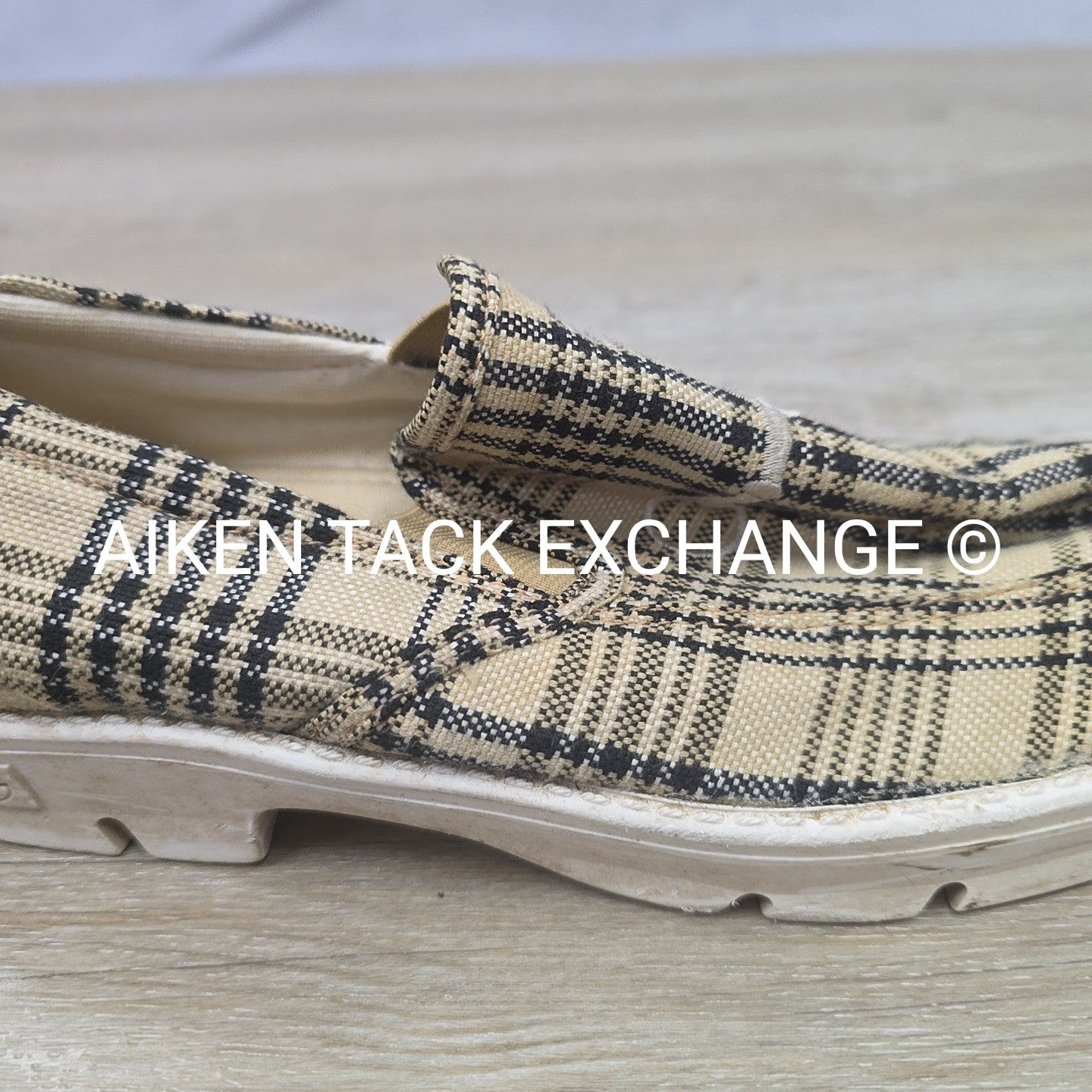 5/A Baker TuffRider Plaid Loafer, Size 11