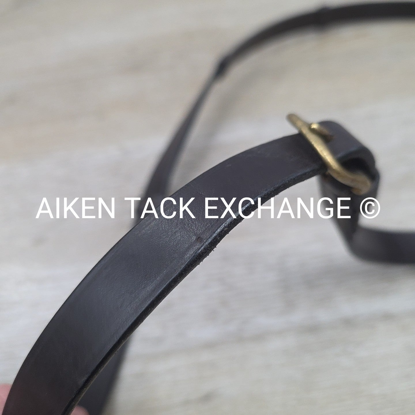 Leather Reins with Hand Stops, Brown, 54"