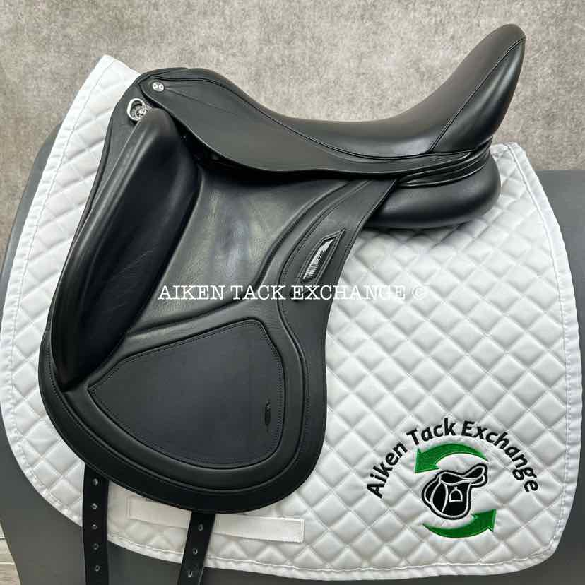 2023 Aviar Rook 2.0 Monoflap Dressage Saddle, 18" Seat, Adjustable Tree, Foam Panels