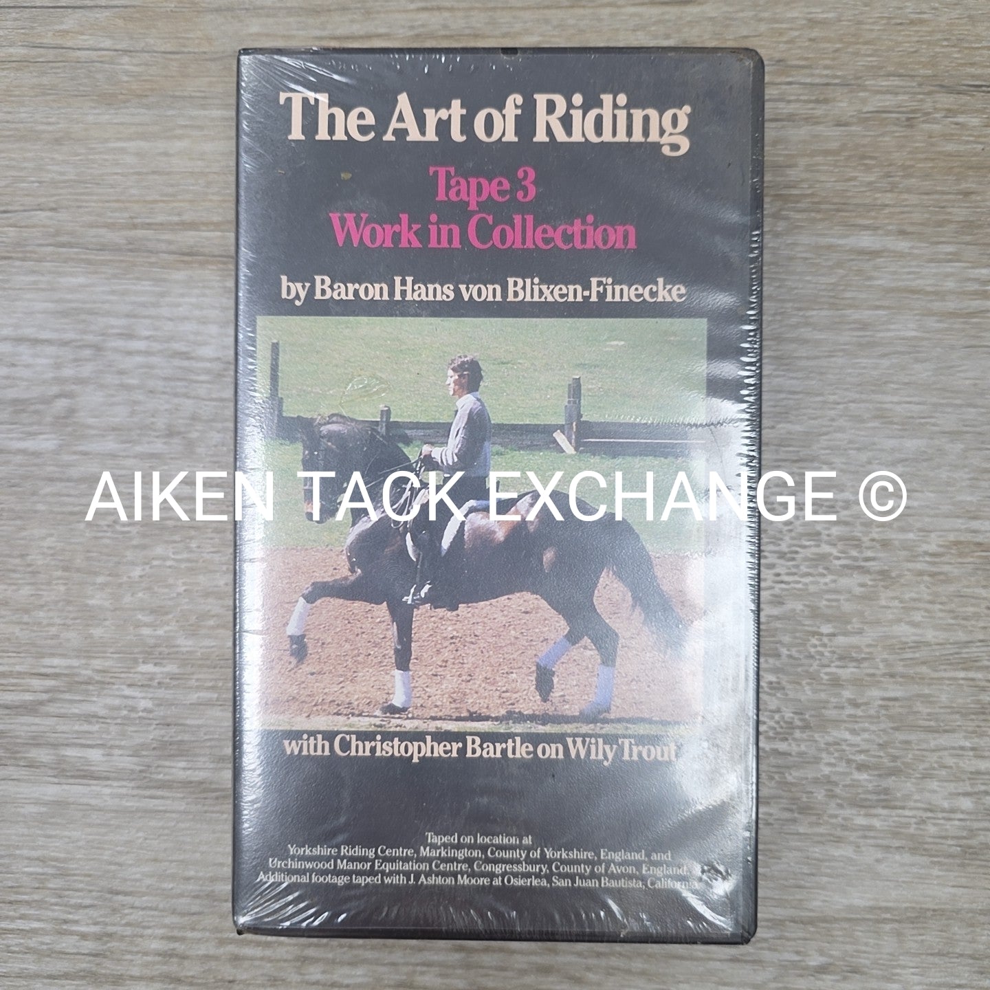 The Art of Riding: Tape 3, Work In Collection by Caron Hans von Blixen-Finecke